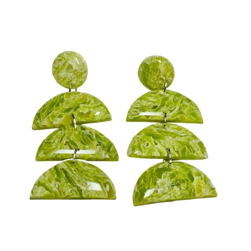 Lime earrings AIE00127