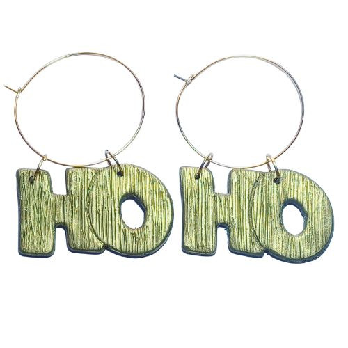 Christmas HO HO Earring AIE00046