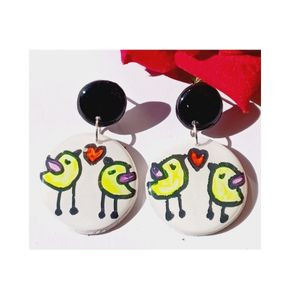 valentine bird earring AIE00106